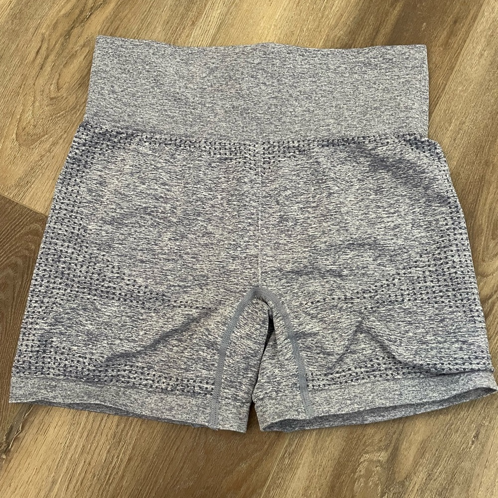 grey compression biker shorts